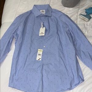 NWT Men's Blue Dress Shirt Ben Sherman